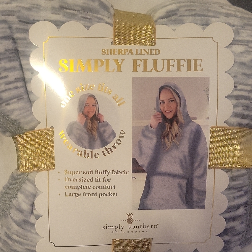 Simply Southern Sherpa Lined Wearable Throw